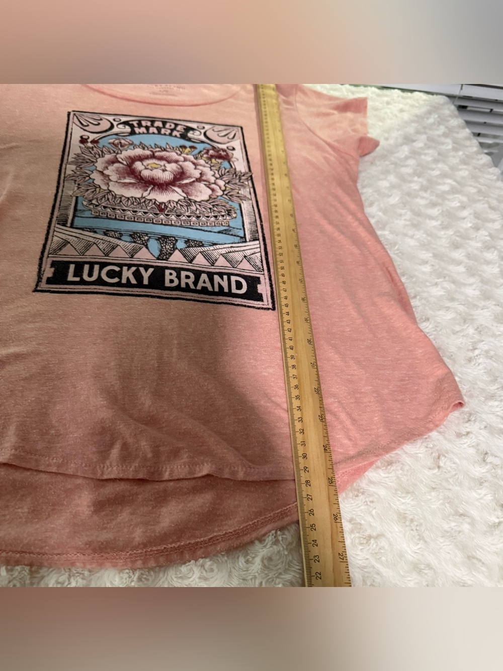 Lucky Brand Pink Graphic Short Sleeve Tee - Picture 8 of 8